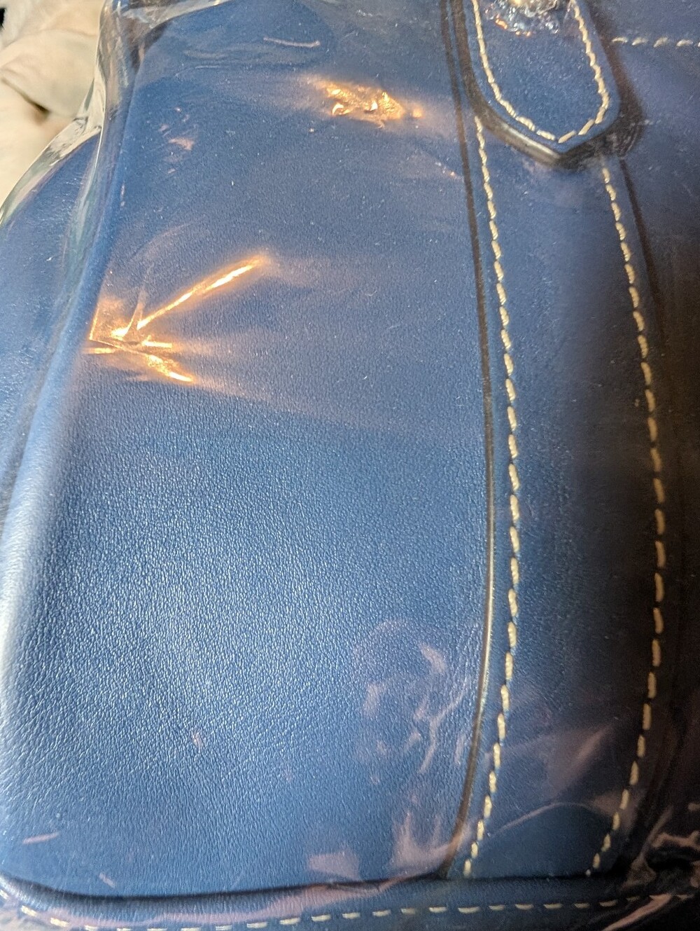 Dooney & Bourke Penrose 30 with Pocket Satchel - BLUE - Picture 2 of 16